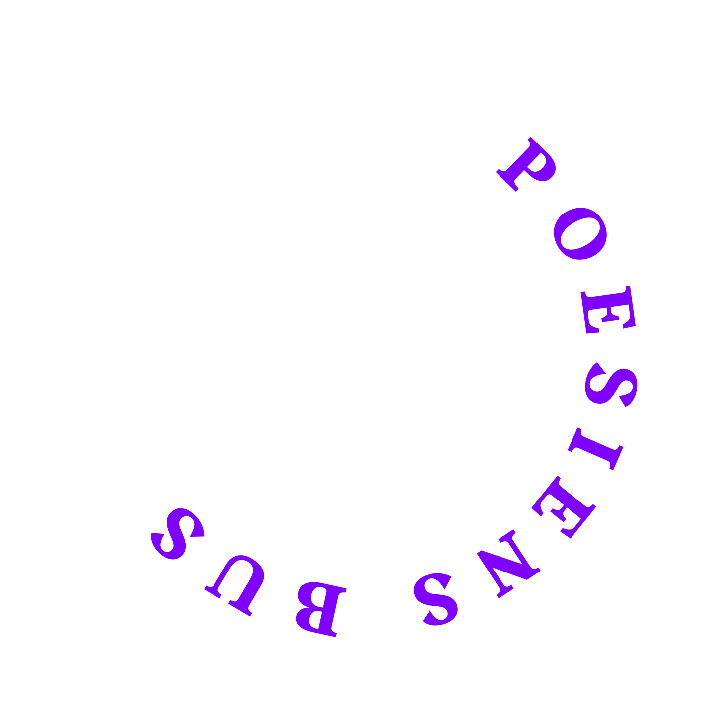 Logo af Poesiens Bus