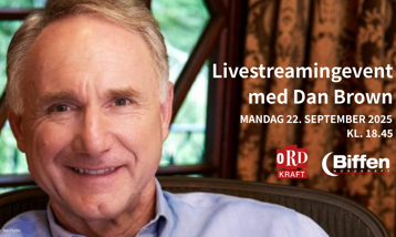 Billede tilknyt til nyheden om Livestreamingevent med forfatter Dan Brown
